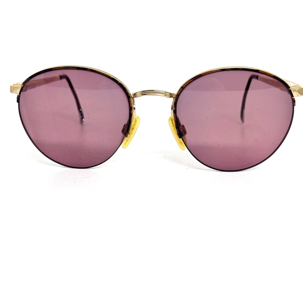 Women's Eyeglasses Luxottica 436 Gold / Bronze Color Italy 47-17-115 H15795